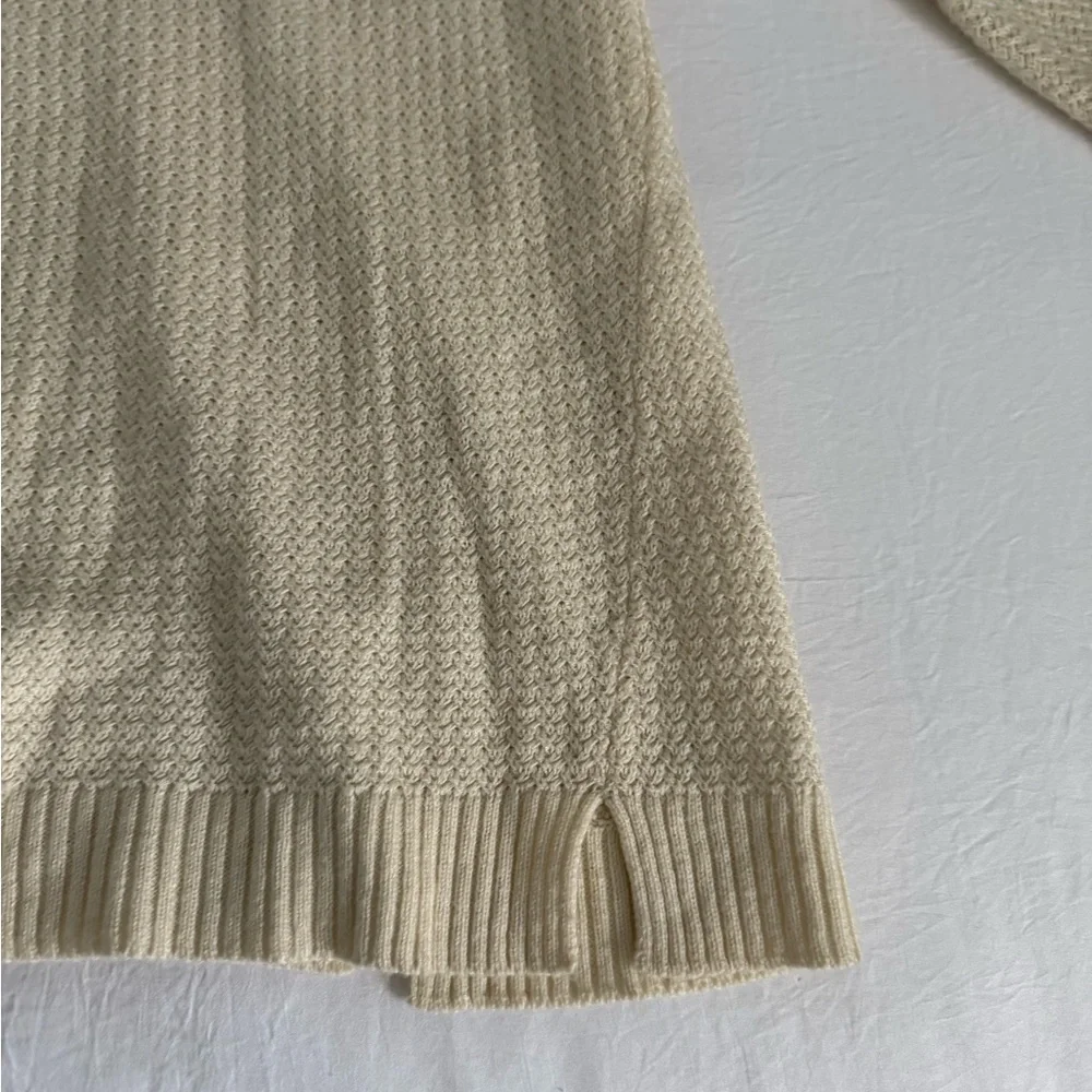 Vineyard Vines Cream Turtle Neck Sweater